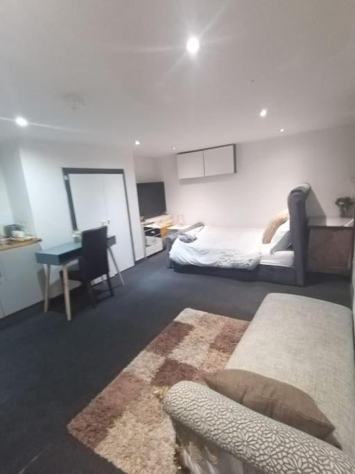 شقة A Cosy Deluxe Size Studio With Queen Size And Sofa Bed ليدز المظهر الخارجي الصورة